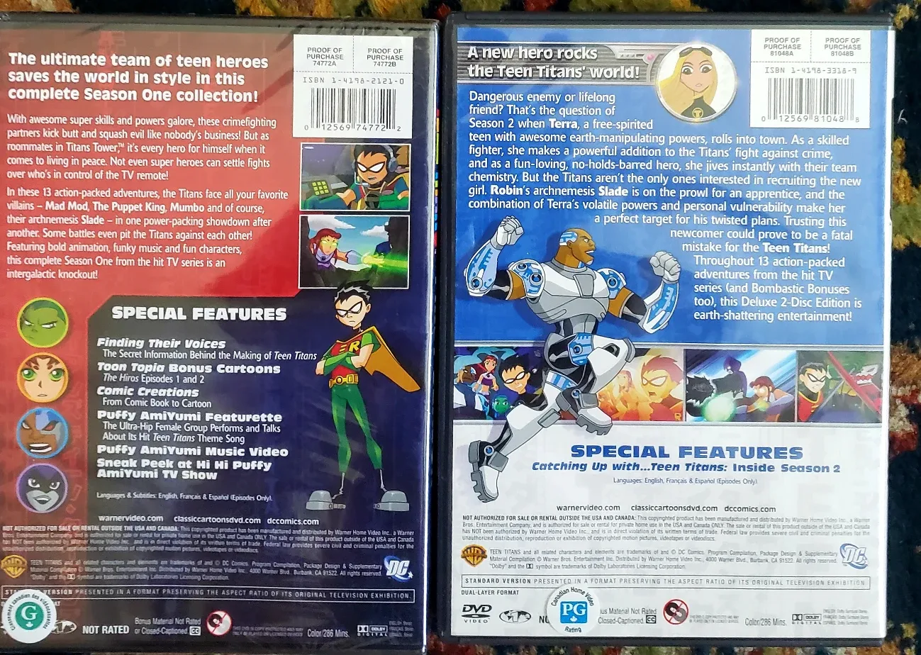 Teen Titans - Season 1 & 2 DVD Set image indicator(2)