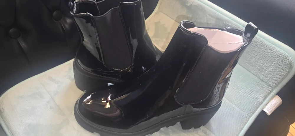 Black Patent  Boots thumbnail