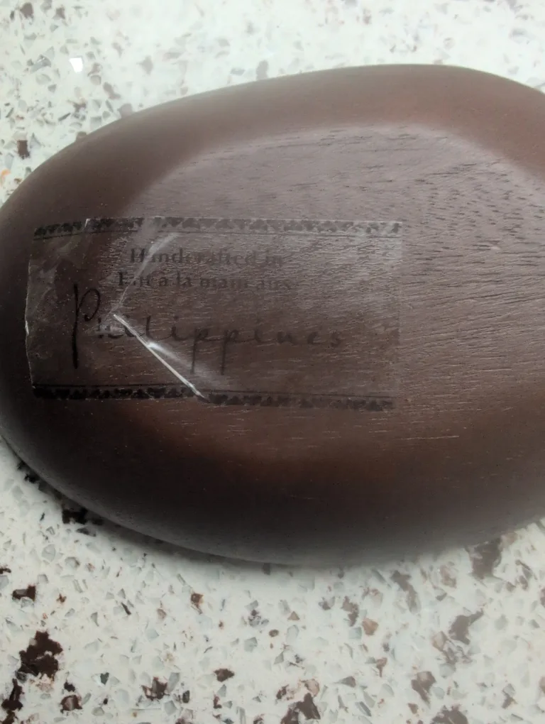 Handcrafted Wooden Oval Bowl 🥕 image indicator(2)