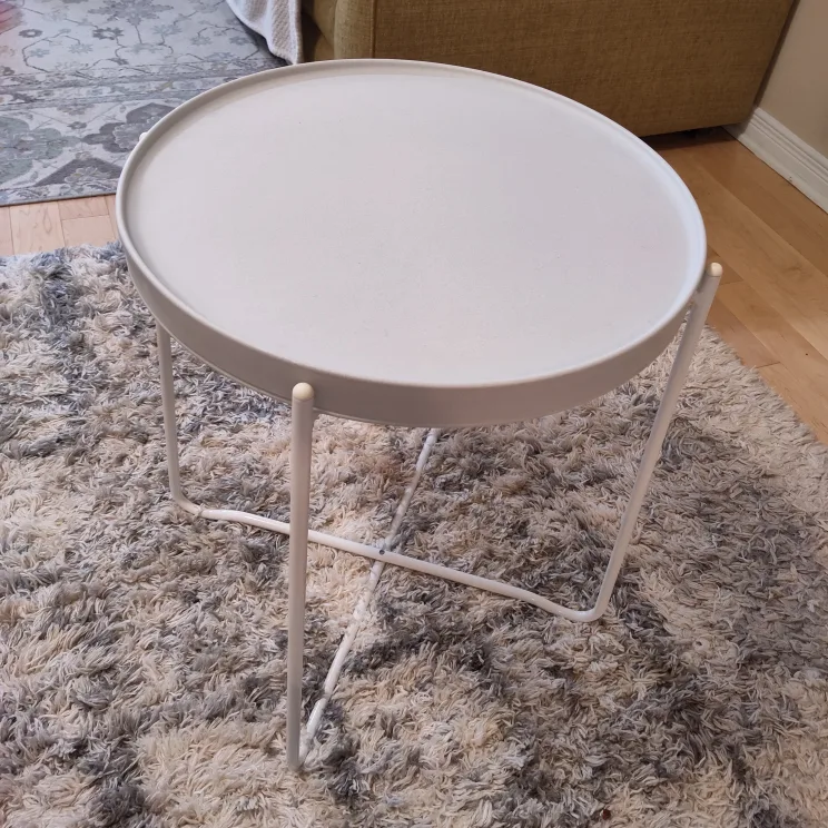 IKEA - Gradom White Tray Table thumbnail