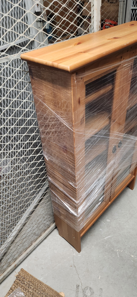 Wood Cabinet with Glass Doors - photo 4