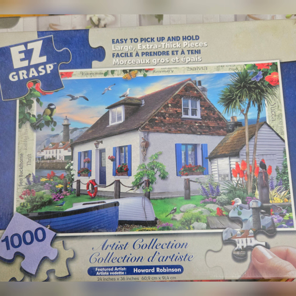 Two Jigsaw Puzzles, 1000 Pieces Each - photo 2
