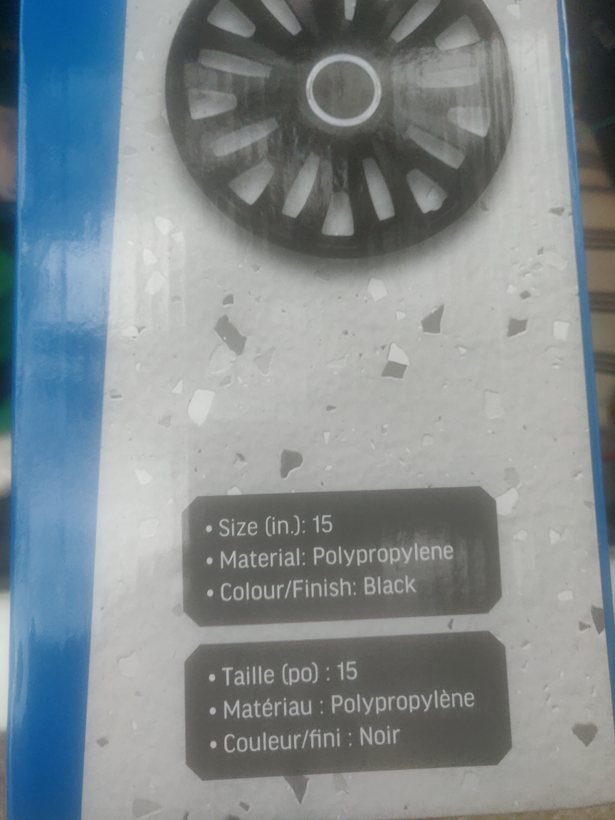 Powerfist Black Wheel Covers - 15 inch - photo 3
