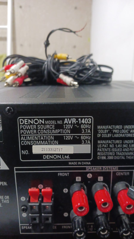 Denon AVR-1403 Receiver with Celestion F3SC Speakers - photo 3