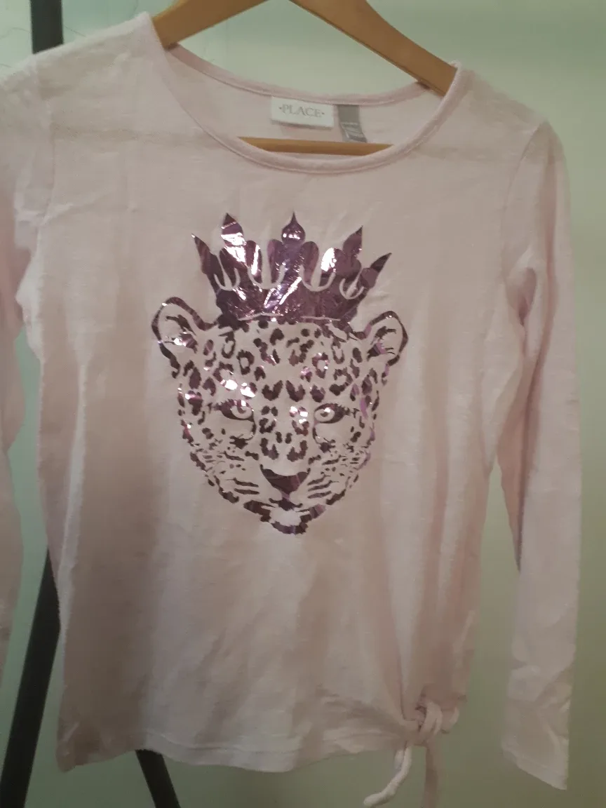 Girls' Long Sleeve Shirts, Size L, 10-12 image indicator(4)