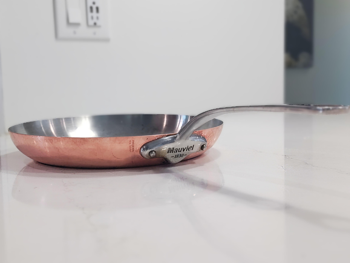 Mauviel 1830 Copper Frying Pan - 11.8"