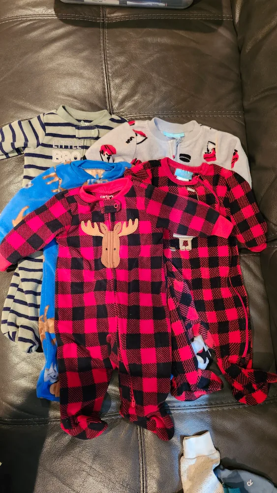 Baby Footed Pajamas Bundle - Assorted Styles thumbnail