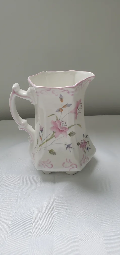 St. George Fine Bone China Floral Pitcher thumbnail