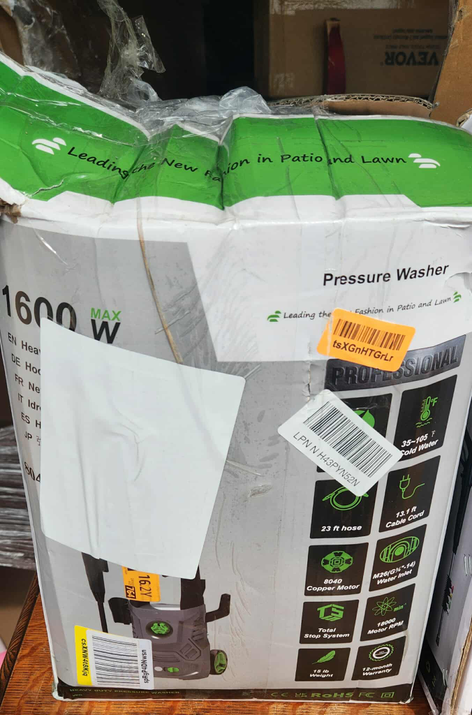 Used Pressure Washer -  1600 w