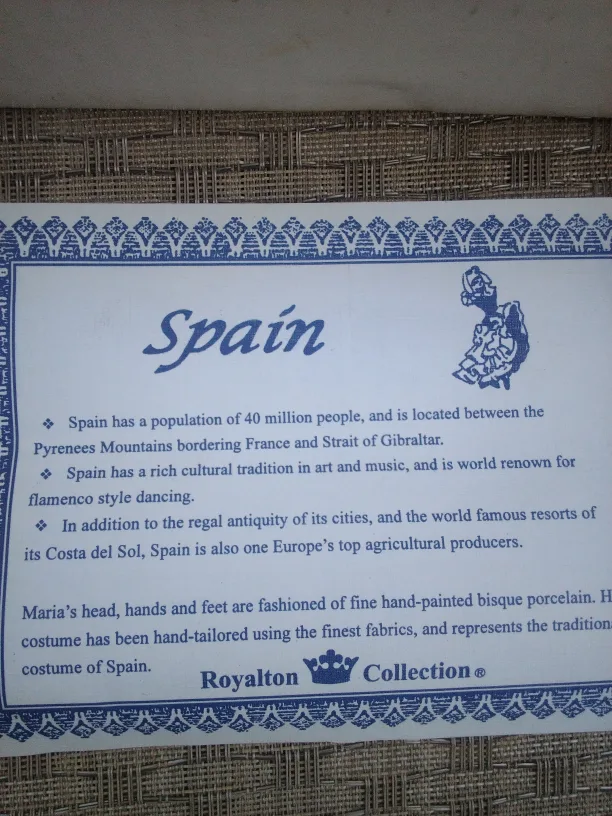 Royalton Collection Spain Doll image indicator(3)