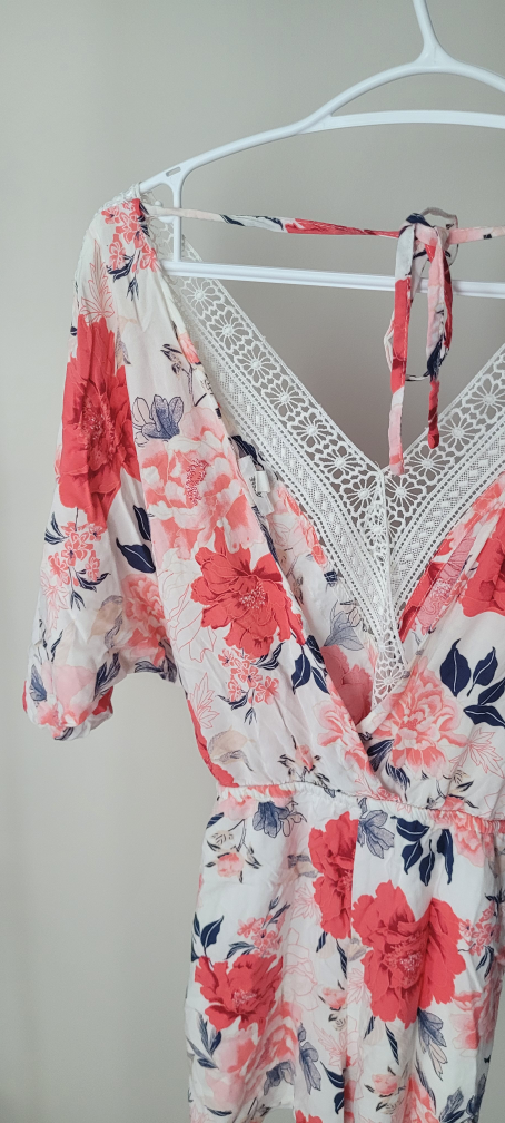 Floral Wrap Romper - photo 3