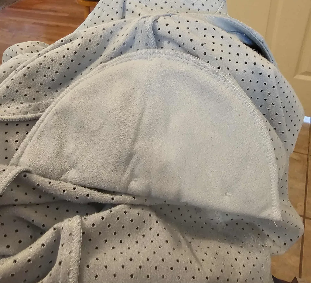 Light Blue Vex Collection Women's Suede Waterfall Jacket image indicator(5)