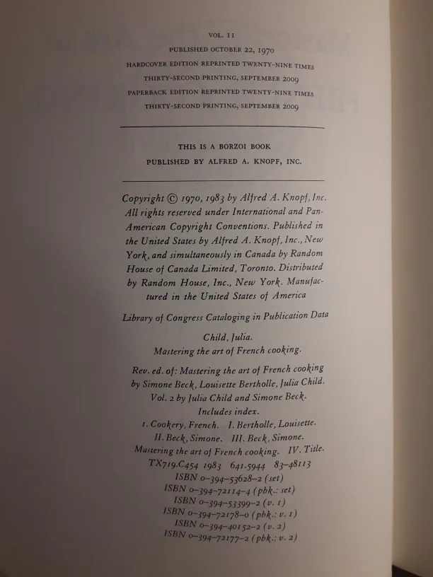 Mastering the Art of French Cooking - Julia Child | Vol. 2 image indicator(3)