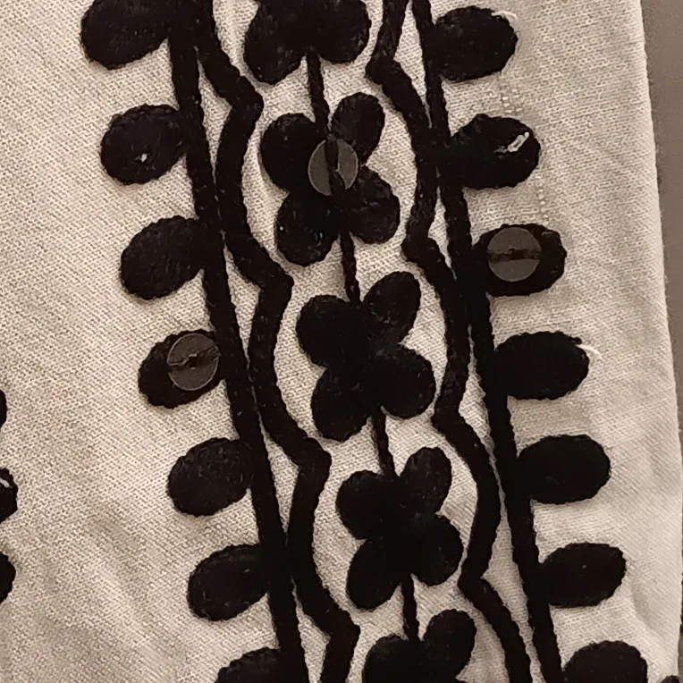 Elan White Embroidered Dress image indicator(4)