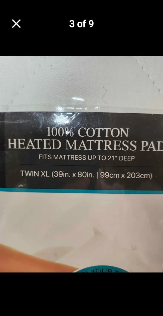 Beautyrest Twin XL Heated Mattress Pad - NEW image indicator(2)