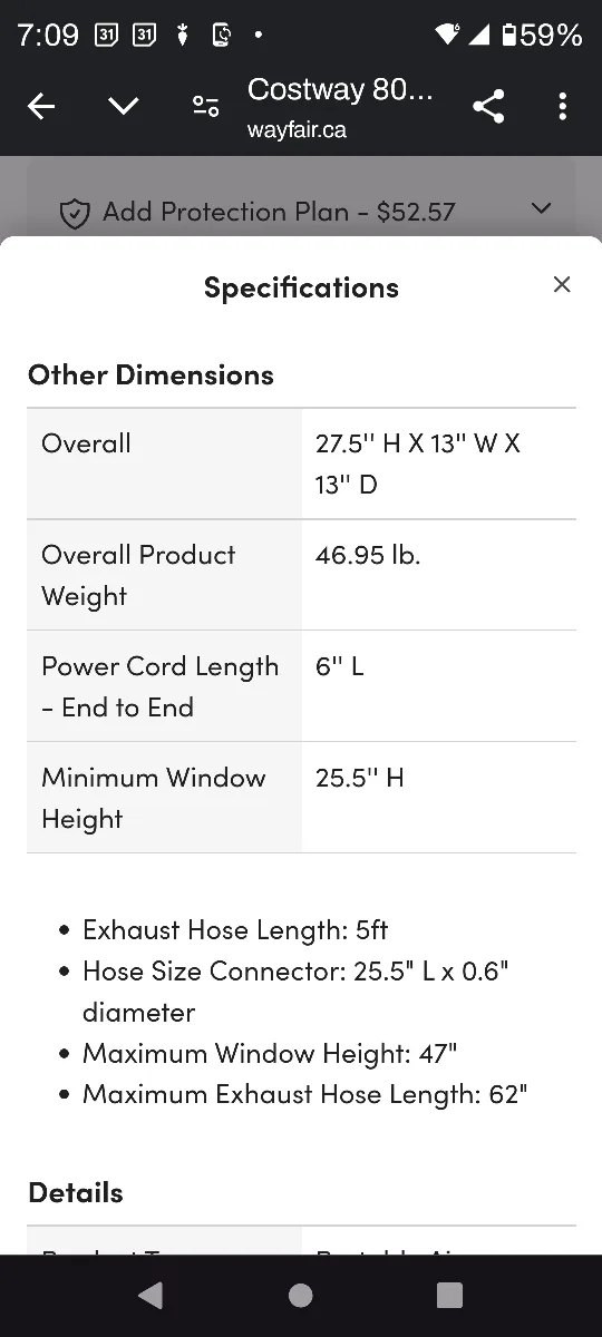 Costway Portable Air Conditioner image indicator(4)