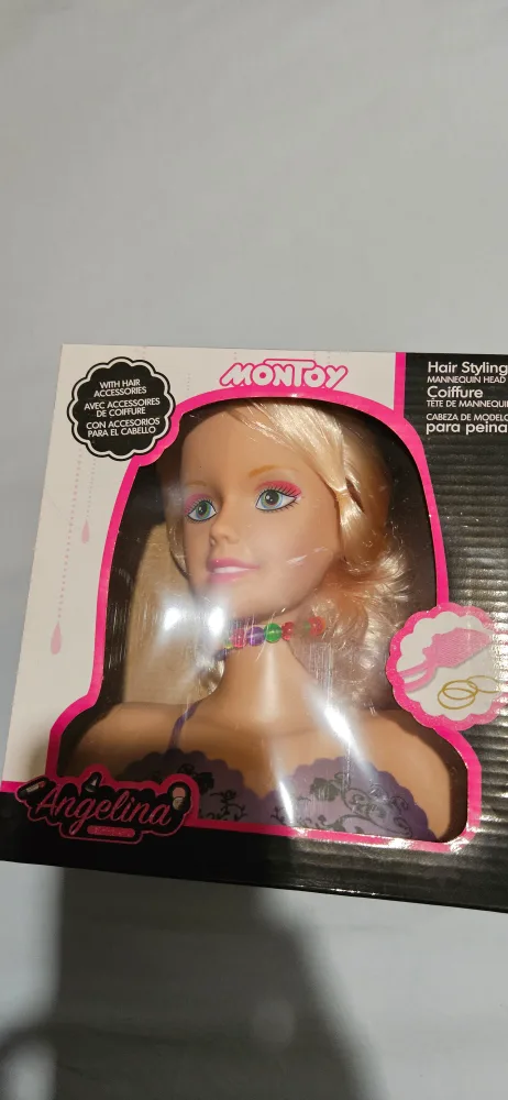 Angelina Hair Styling Mannequin Head - New in Box! image indicator(2)