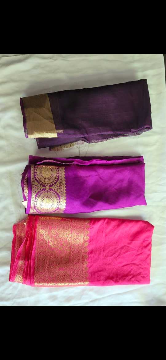 BNWOT   saree blouse fabric set  ##freecycle