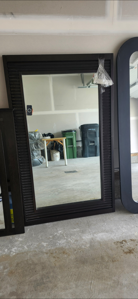 Hair salon storage dressor with matching mirror set - photo 5