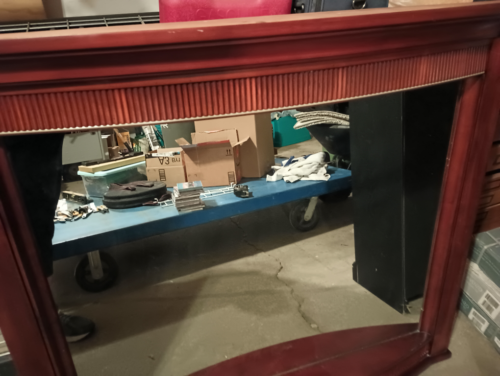 Large Wooden Framed Mirror - photo 4