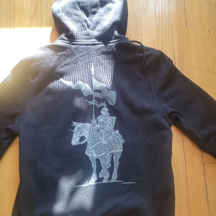 Burberry Black Zip-Up Hoodie image indicator(7)