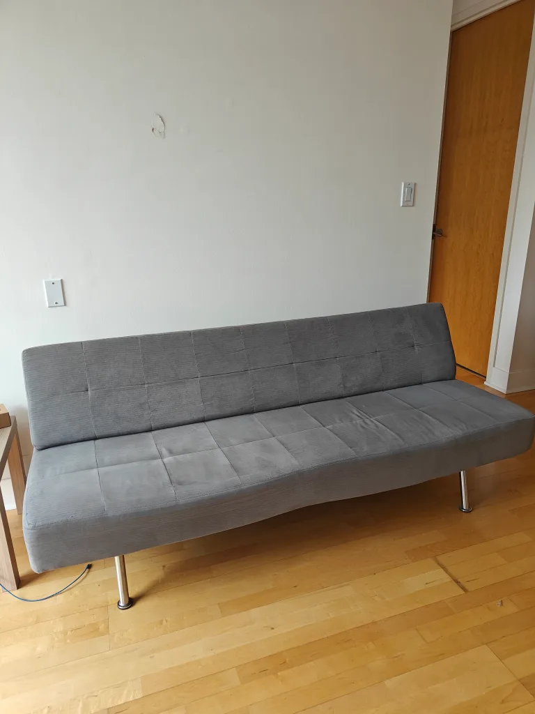 Grey Futon Sofa Bed thumbnail