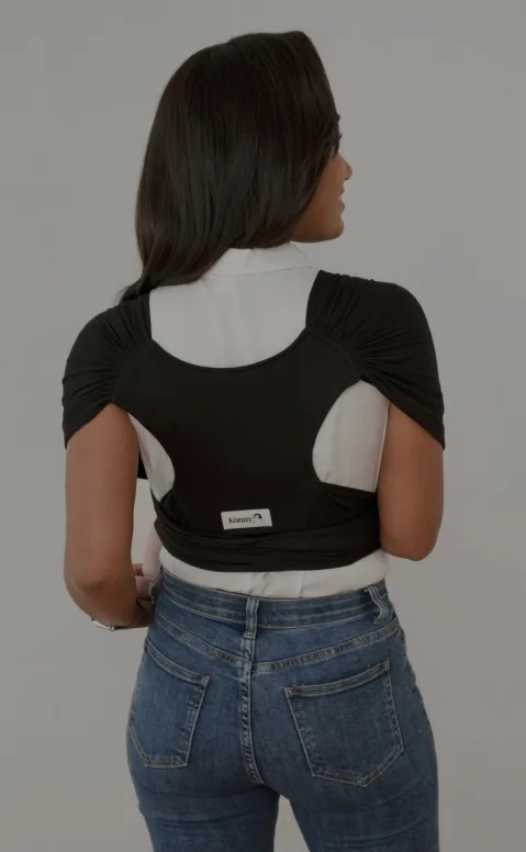 Konny Baby Wrap Carrier - Black image indicator(10)