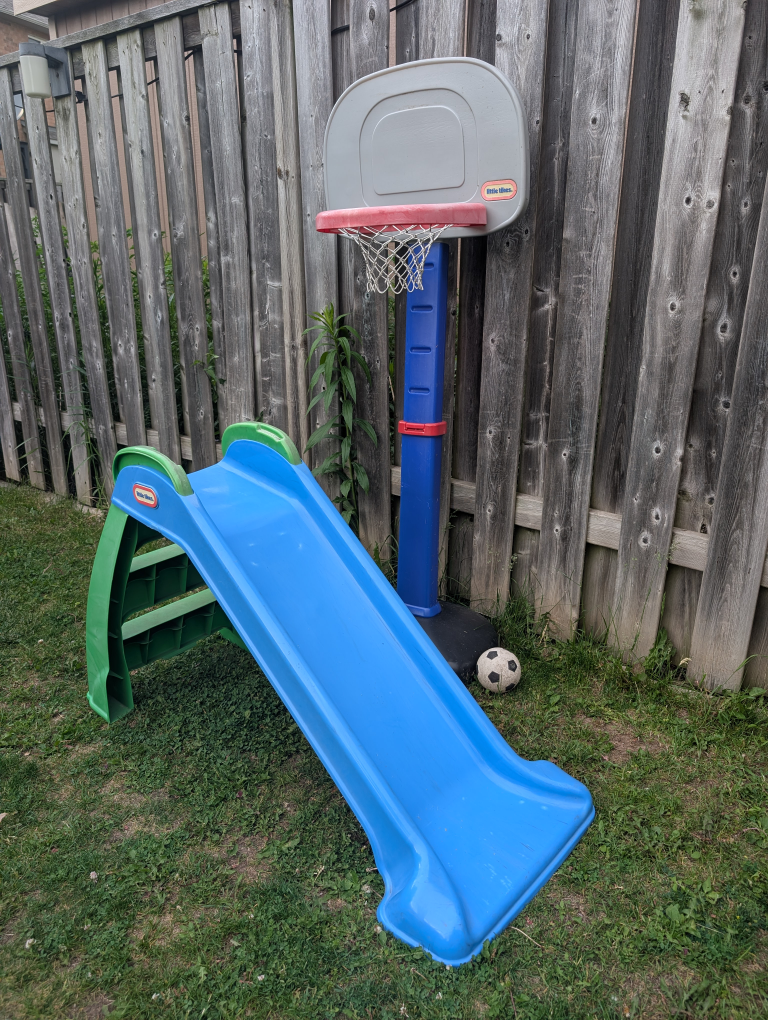 Little Tikes Slide and Basketball Set - photo 5
