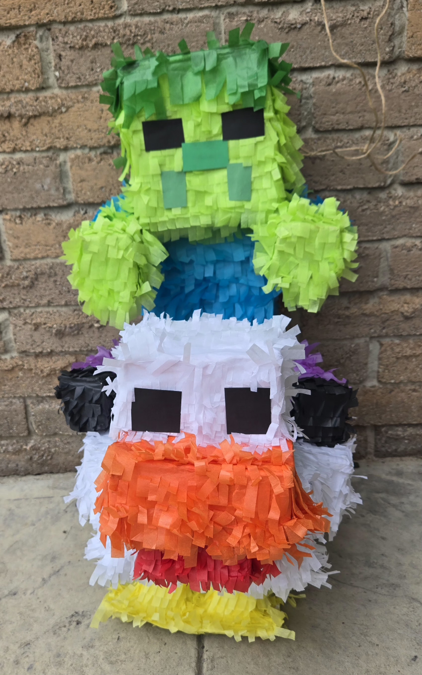 Minecraft chicken jockey Piñata