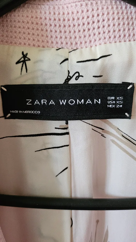 Zara Woman Pink Blazer - Size XS image indicator(2)