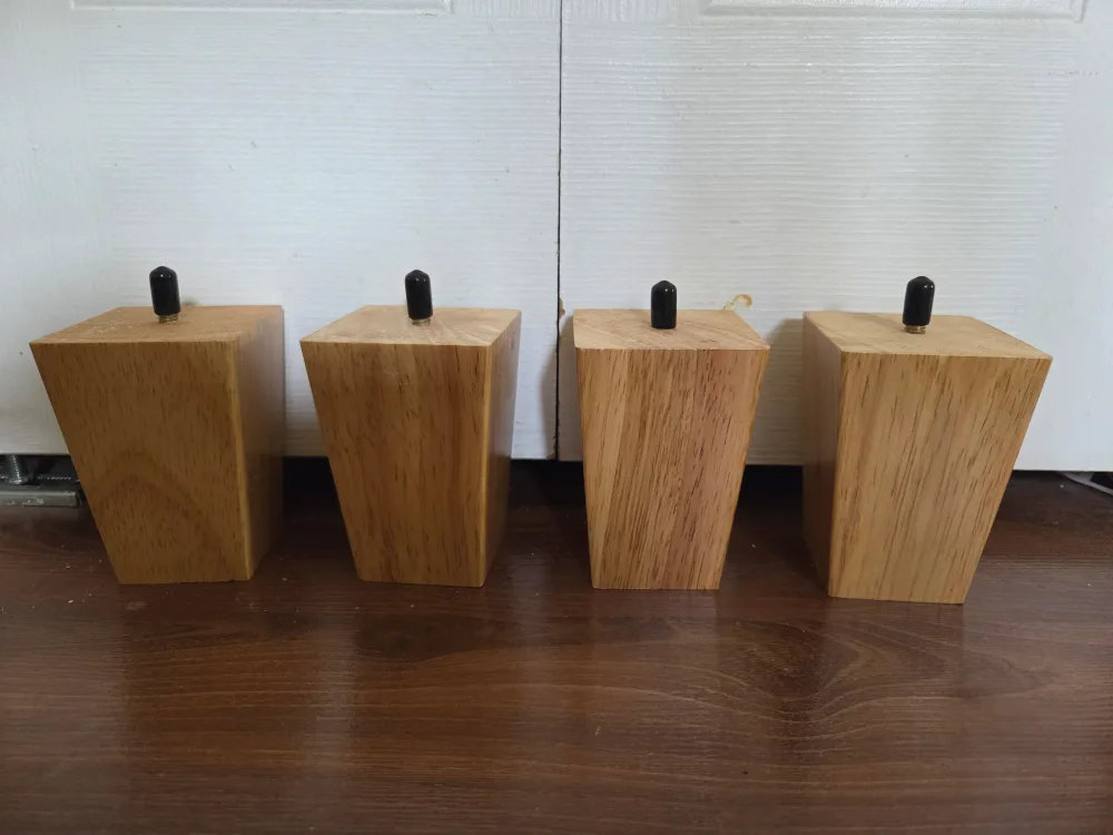 Wooden Furniture Legs - Set of 4 - 4 inch thumbnail