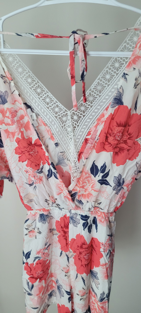 Floral Wrap Romper - photo 2