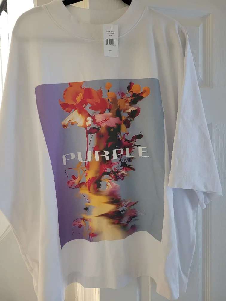 Purple Brand - Floral Smudge Tee image indicator(4)