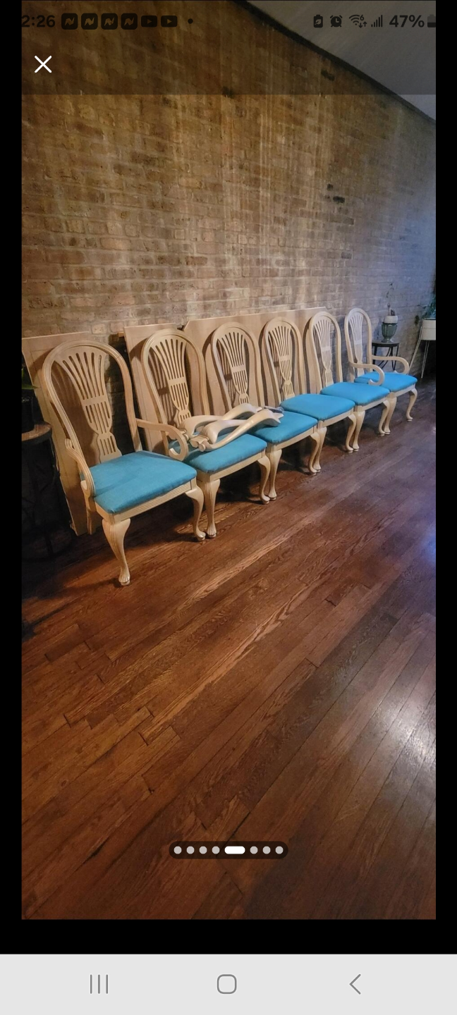 Wooden Dining Table and Chairs - photo 5