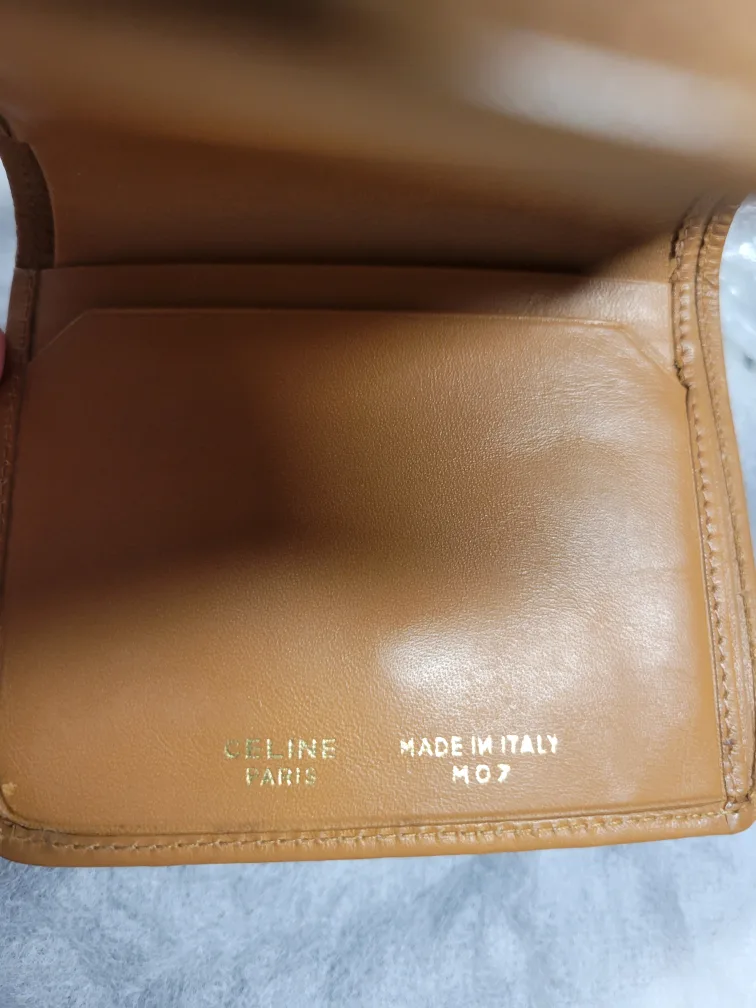 Celine Vintage Macadam Trifold Wallet image indicator(9)