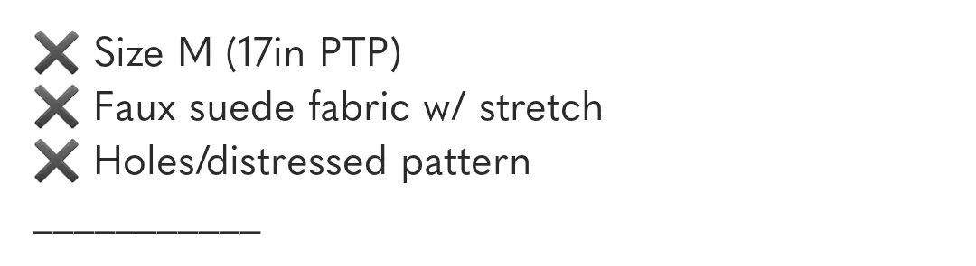 Black Faux Suede Sleeveless Top image indicator(4)