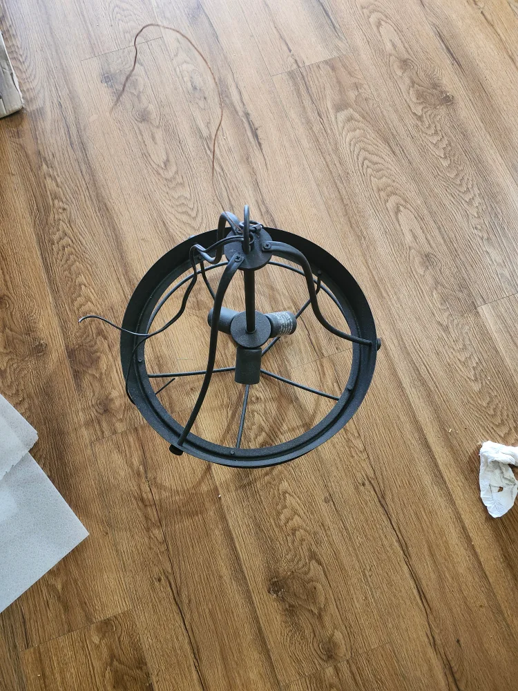 Black Metal Chandelier thumbnail