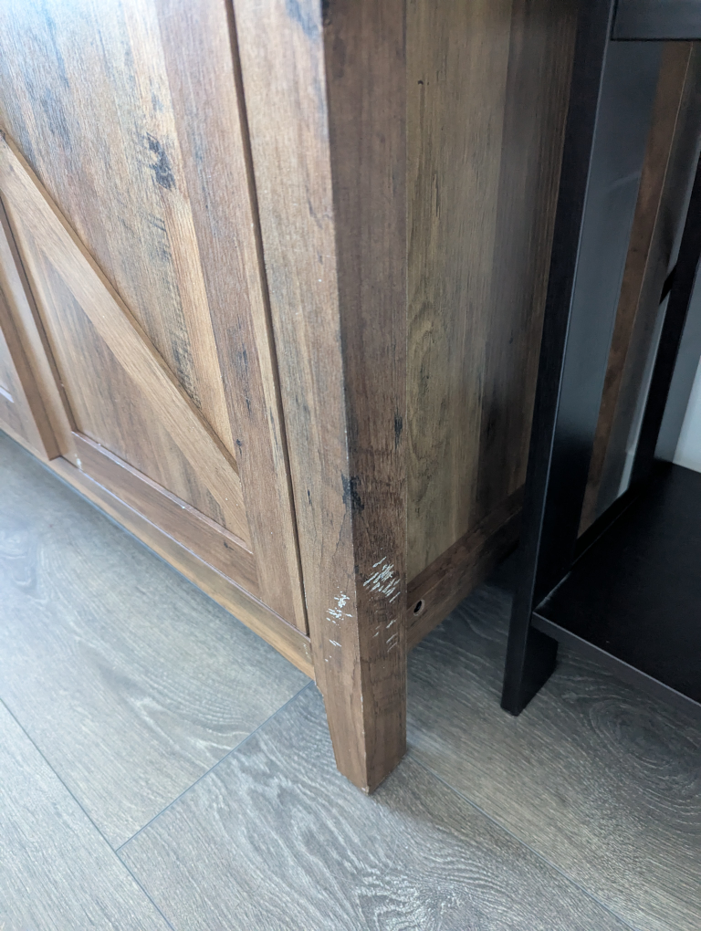 Barn style wooden cabinet - photo 2