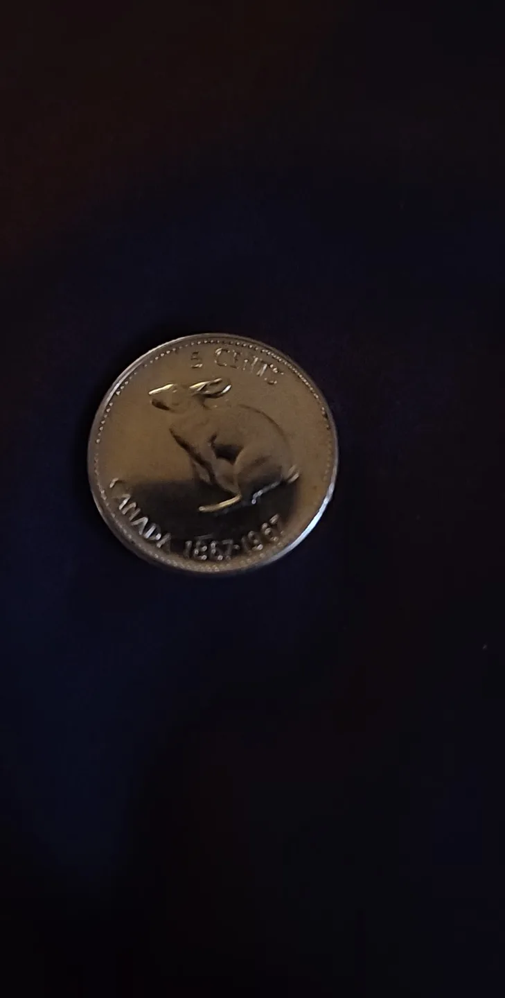Rotated dye error 1967 rare nickel thumbnail