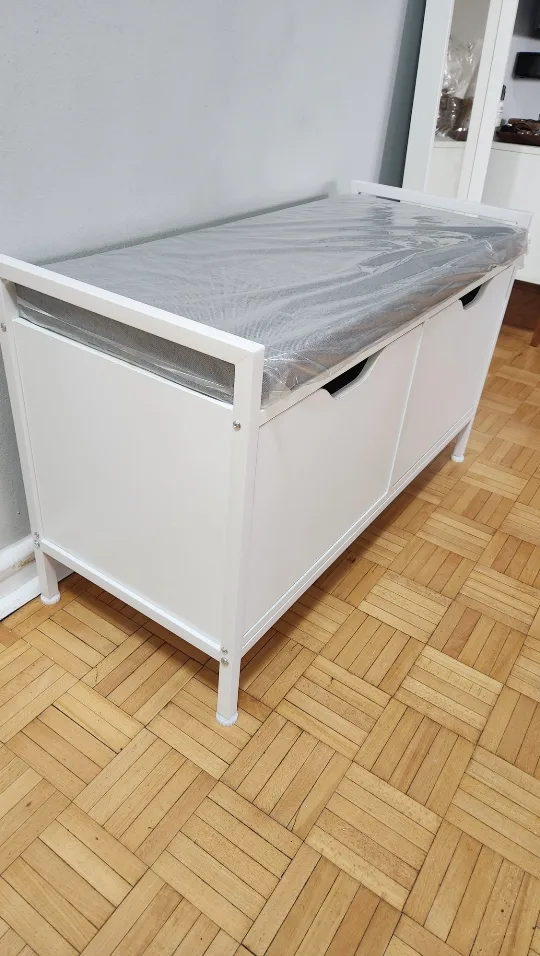 Entryway Storage Bench w/ Seat Cushion *new thumbnail