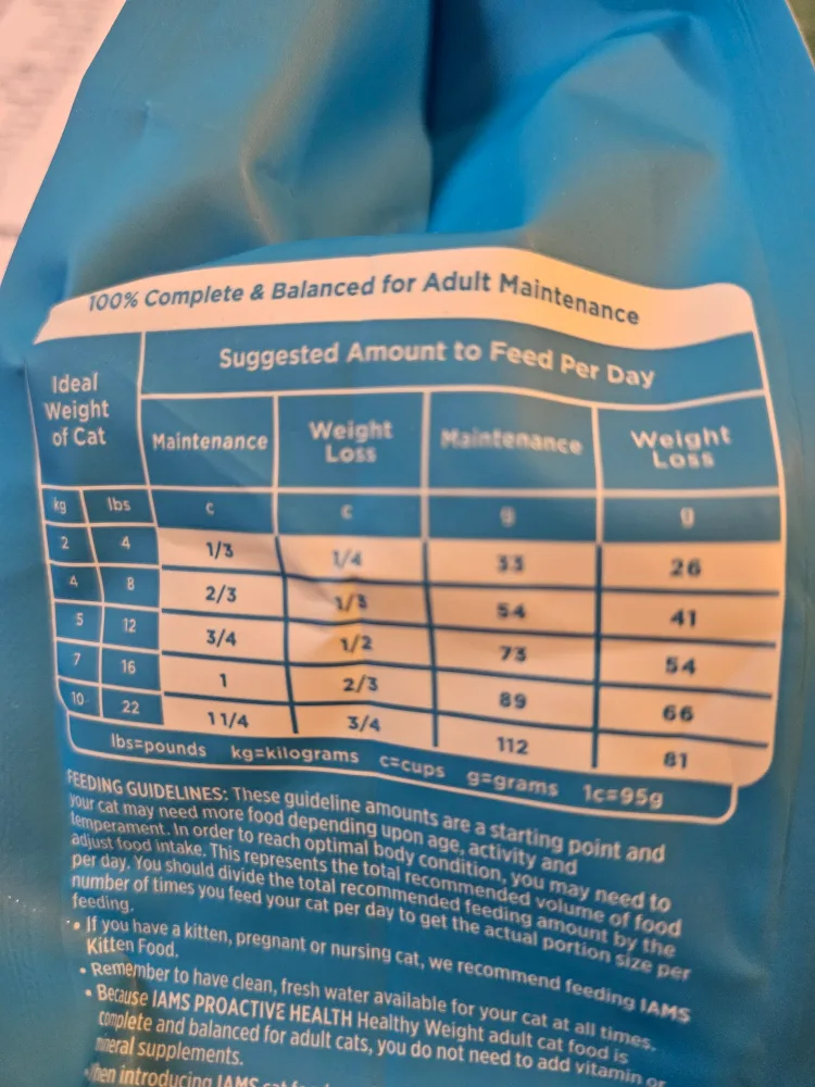 IAMS Proactive Health Healthy Weight Cat Food 1.59kg image indicator(3)