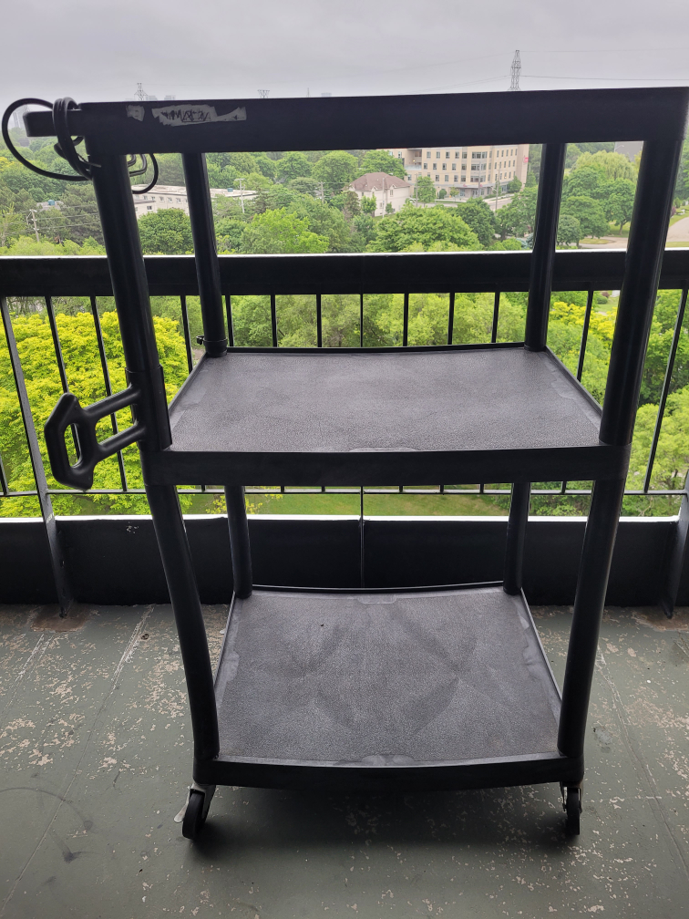 Rolling Cart with Shelves