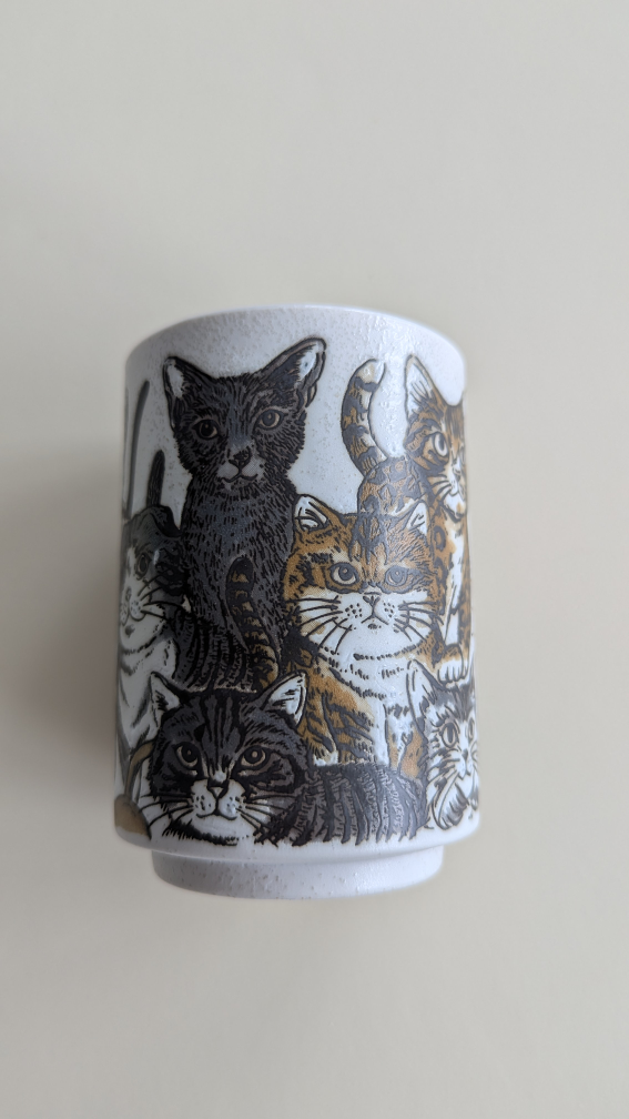 Cat-themed Ceramic Cup
