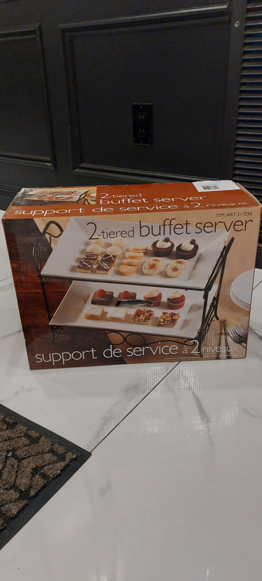2-Tiered Buffet Server BNIB