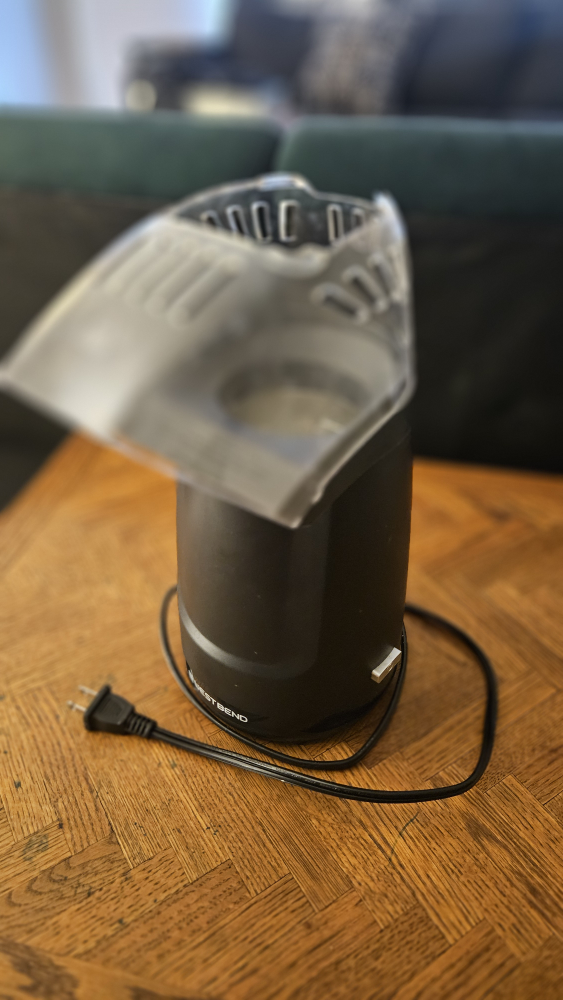 West Bend Black Hot Air Popcorn Maker