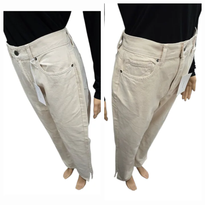 BNWTT Cello Thea High-Rise Straight Jeans with Side Slit Size XL image indicator(4)