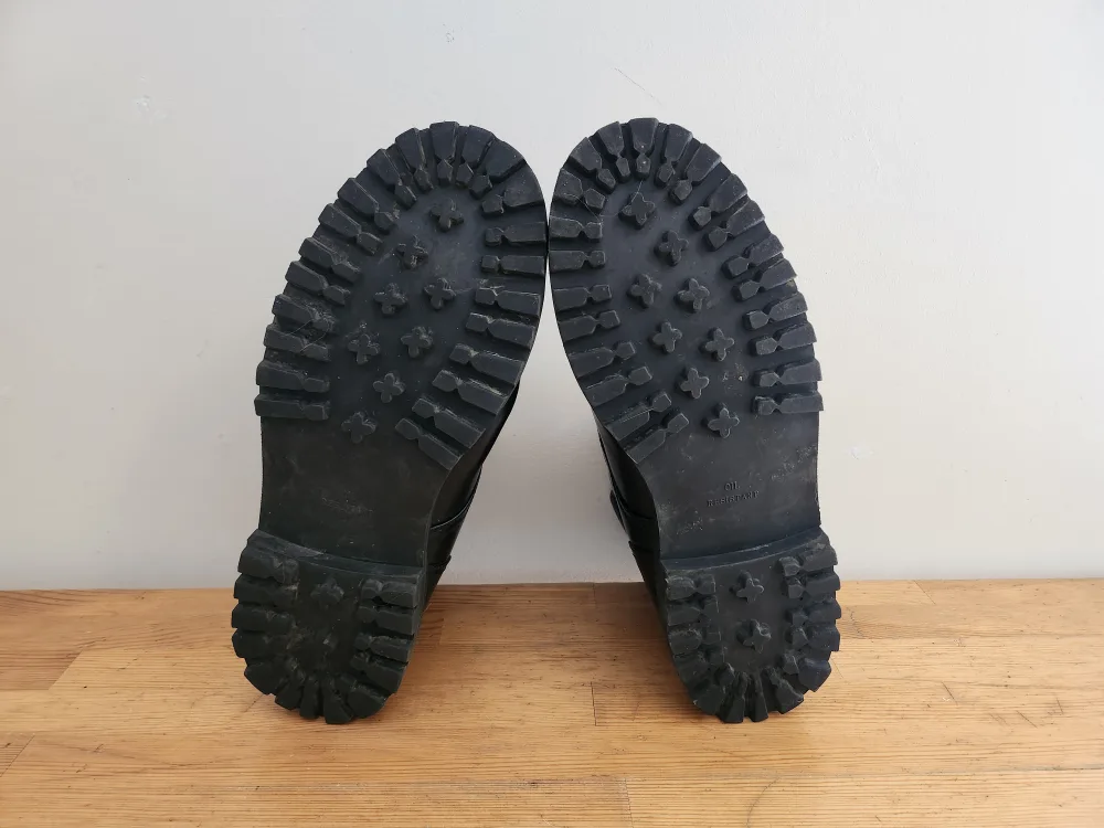 Black Lace Up Work Boots Oil Resistant (US 9) image indicator(3)