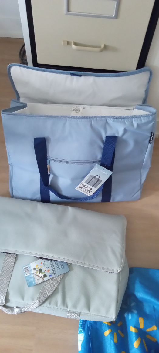 New L size cooler bags 3 for $35, W8,L20,H15.