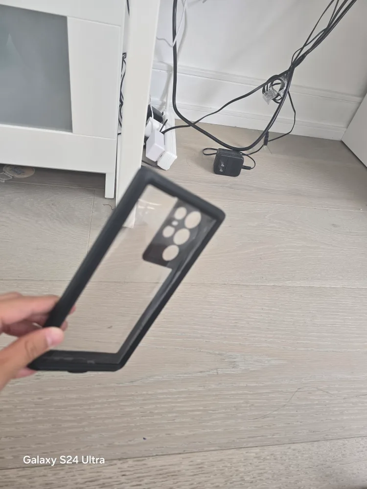 Black non waterproof Case for Galaxy S22 Ultra image indicator(4)