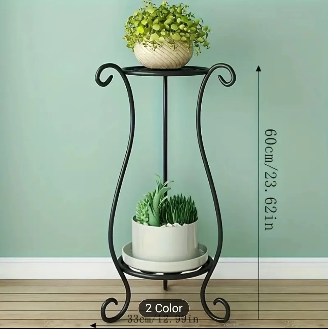 Plant Stand (2 Tier, Metal) thumbnail